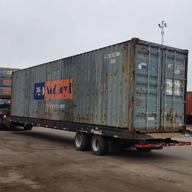 Conteneur maritime d'occasion de 40 pieds